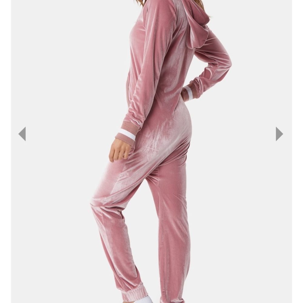 Velour Jumpsuit Faded Pink - Picture 2 of 3